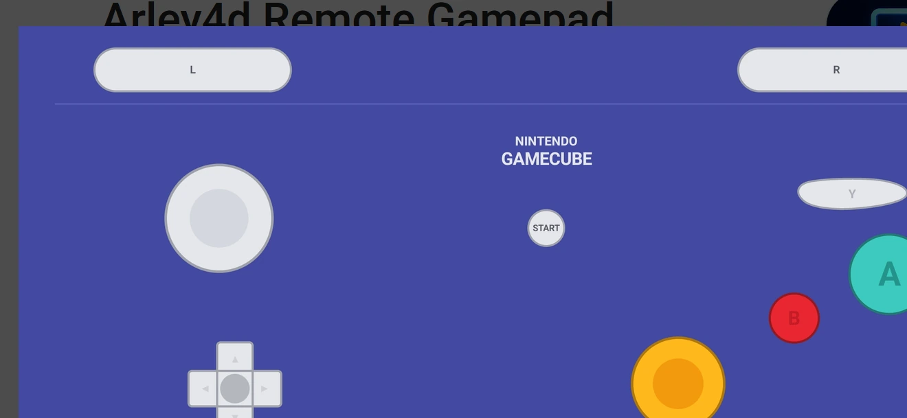 Layout estilo Nintendo GameCube