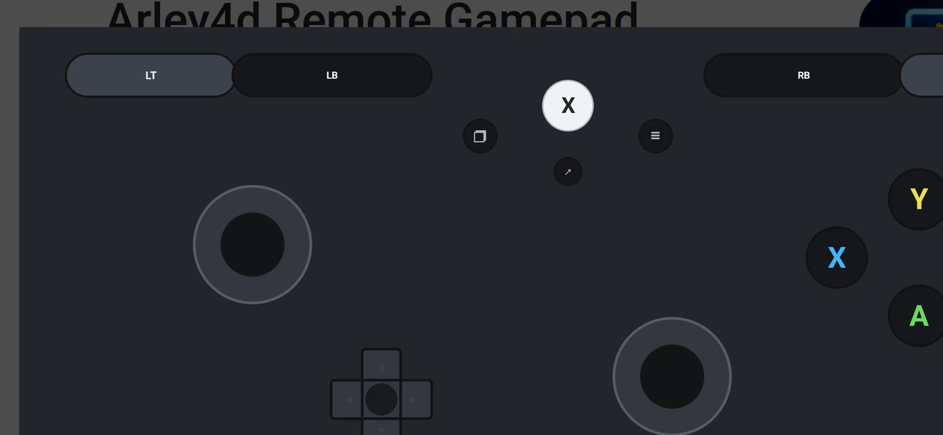 Layout estilo Xbox